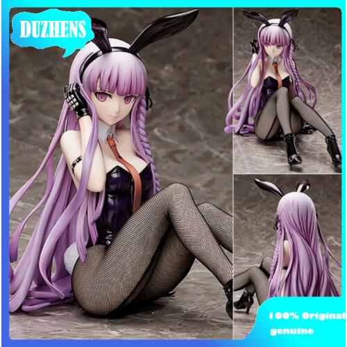 100% Original genuine Super Danganronpa Despair School Kirigiri Kyouko Bunny girls PVC Action Figure Anime Figure Model Toys