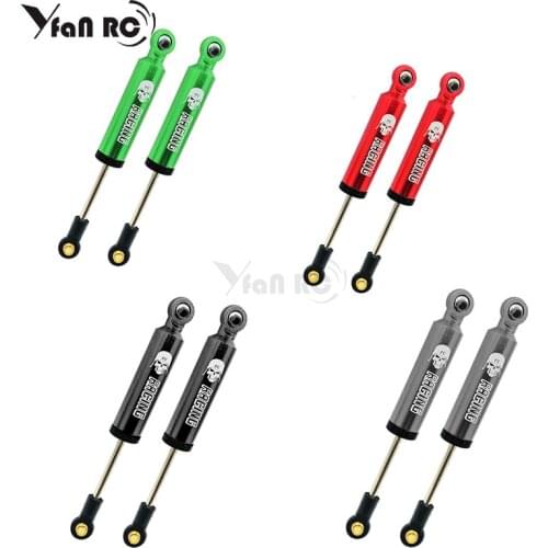 4PCS ALUMIUNM OIL SUSPENSION SHOCKS ABSORBER INTERNAL SPRING DAMPERS 90mm For SCX10 D90 WRAITH TRX-4 90046 RC CAR