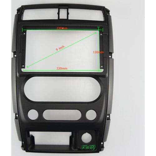 9 INCH Car Audio Frame GPS Navigation Fascia Panel Car dvd Plastic Frame Fascia is suitable for JIMNY 2007-2016