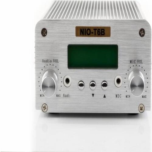 Free Shipping NIORFNIO NIO-T6B 1W/6W Wireless Transmitter Mini Power Radio Broadcasting PC Control Bluetooth Function