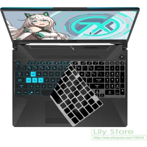 Laptop Keyboard Cover Skin For ASUS TUF Gaming A15 FA506 FA506iu FA506iv Fa506ii FX506 FX506iu FX506iv FX506ii FX506IH FA506QR