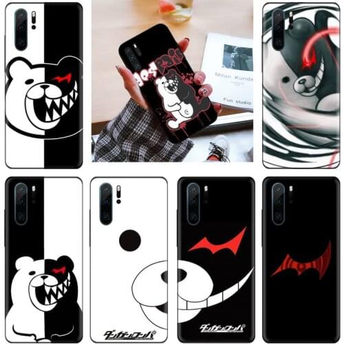 Danganronpa monokuma Phone Case For Huawei P9 P10 P20 P30 Pro Lite smart Mate 10 Lite 20 Y5 Y6 Y7 2018 2019