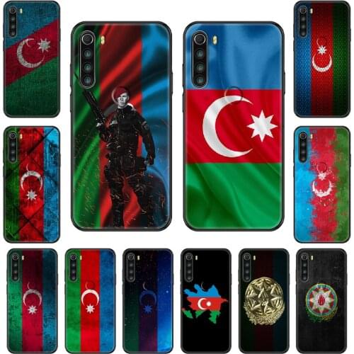 Azerbaijan Buta Flag Phone case For Xiaomi Redmi Note S2 4 5 6 7 8 A S X Plus Pro black trend bumper pretty back luxury prime