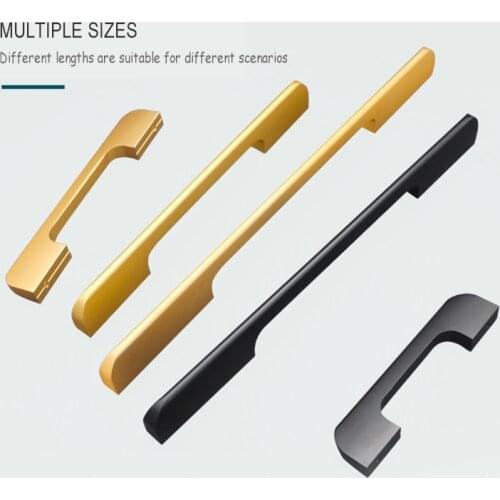 Cabinet Pulls Drawer Handles Alloy Cupboard Long Knob for Furniture Kitchen 11.5/15/18/21/24.3/27.5/30.8/34/50cm Cabinet Knobs