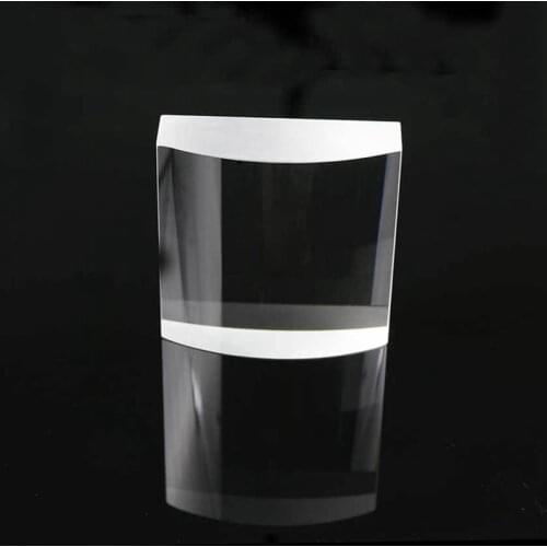 H-K0L material Large size 52*52*18.5 mm optical glass Plano-convex cylindrical lens Manufacturer