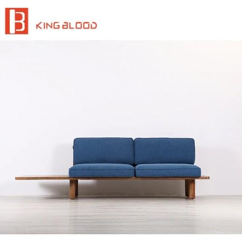 Image of modern wooden sofa set and couches designs in fabric for sale