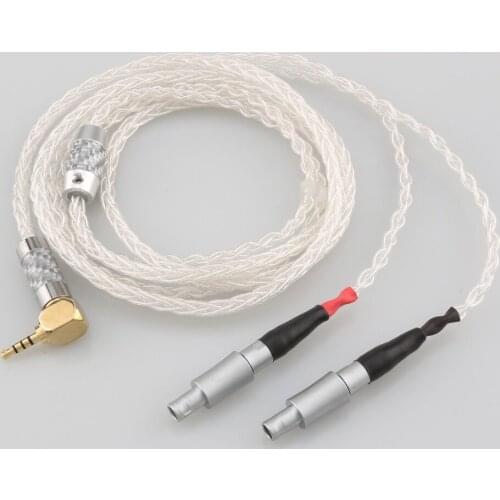 Audiocrast 99% Pure Silver Headphone Cable For Sennheiser HD800 HD800s HD820s HD820 Enigma Acoustics Dharma D1000