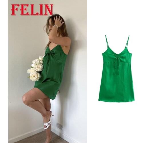 Зеленые летние платья KONDALA China At AliExpress