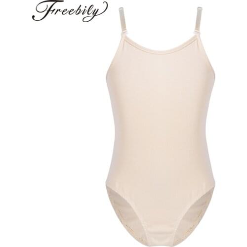 Skin Bodysuit Children Girls leotards gymnastics for girls sleeveless Nude Leotard Kids Ballet Dance Leotard Flesh Underwear