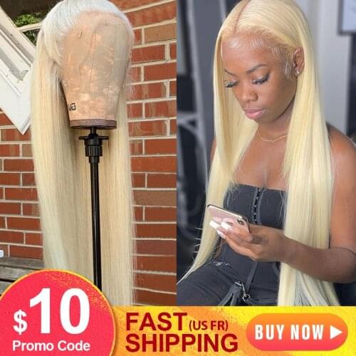 613 Lace Frontal Wig Human Hair Wigs For Women Human Hair Honey Blonde Lace Front Wigs 30 Inch T Part Straight Lace Front Wig