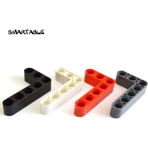 Smartable Technic Liftarm 3X5 L Shape for Cross shaft block Toys Compatible technic 32526 Toy 40pcs/lot for gift