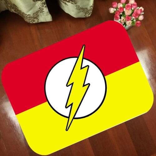 Mats Anti Slip Floor Mat Fashion animation Flash man Carpet Printed Pattern Carpet Rug for Bathroom Door Living Room