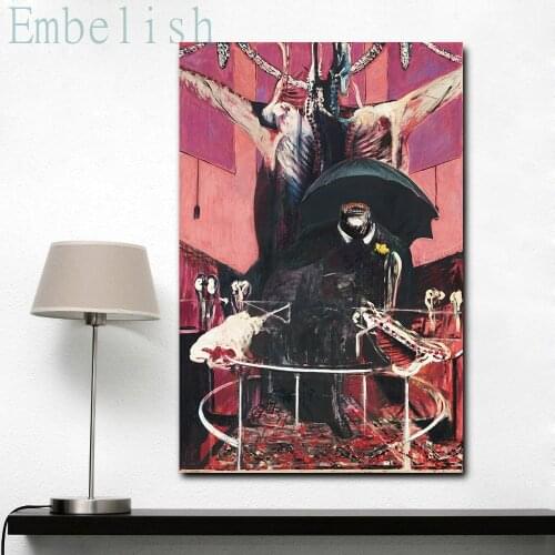 Embelish 1 Piece Francis Bacon Still Life Modern Home Decor Wall Art Posters For Living Room HD Canvas Painting Bedroom Pictures