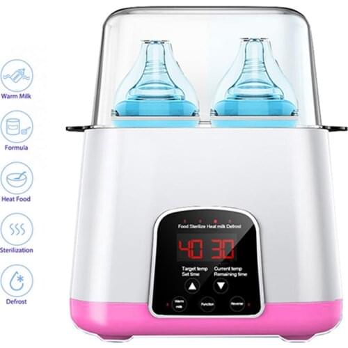 Smart Automatic Intelligent Thermostat Baby Bottle Warmers Disinfection 110V-220V Electric Fast Warm Milk Bottle Sterilizers