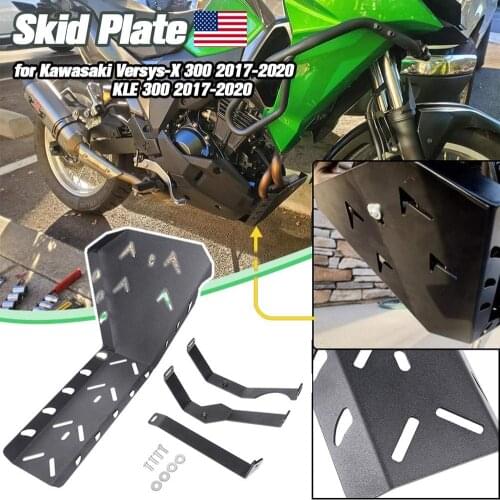 Versys X 300 KLE 300 Engine Guard Protector Chassis Bash Skid Plate Frame Guard for Kawasaki Versys-X 300 X300 KLE300 2017-2020