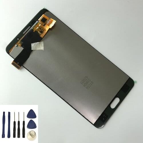 Iron For A9 Pro 2016 A910 A9100 A910F SM-A910F Touch Screen Digitizer + LCD Display Monitor Panel Module Assembly + Free Tools