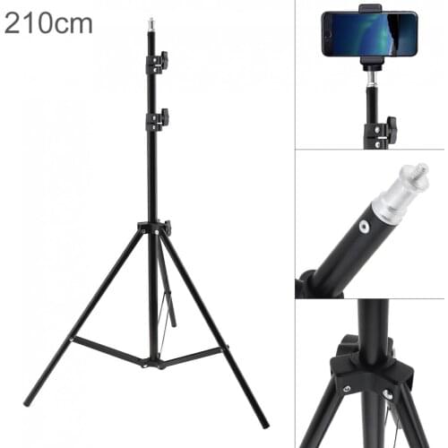 210cm Selfie Ring Fill Light Tripod Photography Light Stands Fit for Live / Photo / Studio / Video / Lighting Studio Kits