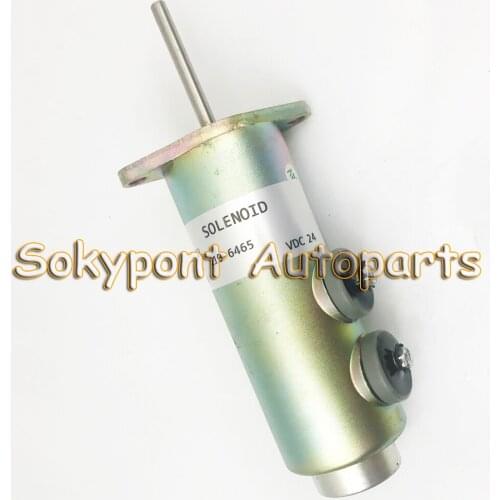 24V Fuel Shutdown Solenoid Valve 110-6465 ForCaterpillar 3204 3406C 7N9504 6T-4122