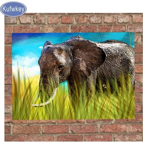 3d picture diamond painting Elephant,Digital Painting diamond embroidery sale, mosaic full square rhinestones animal,home decor