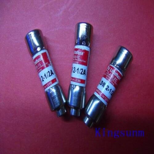 Free shipping 10pcs KLDR 2-1/2 Netlon CLASS CCTIME-DELAY delay fuse / fuse 600V 2.5A
