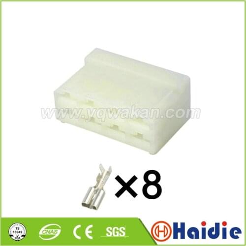 Free shipping 5sets 8pin tyco/TE auto wiring harness electric plastic connector 163007