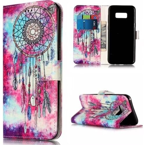 100pcs/lot Marble pattern Wallet Stand Leather+TPU Case Cover For Samsung S8 / S8 Plus /S7/S7 Edge / J5 2016/J7 2016 /A3 A5 2017