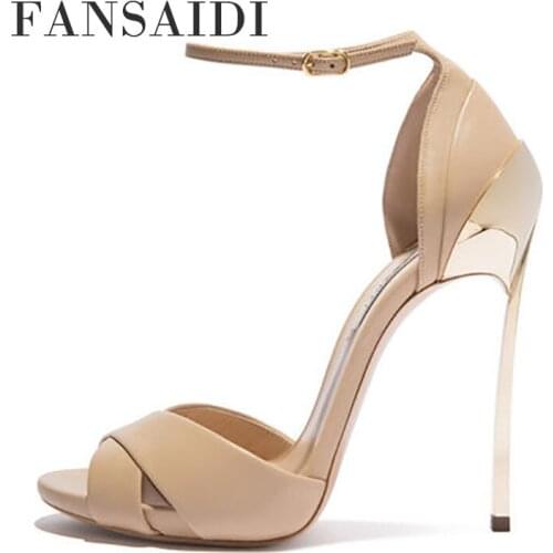 Женские туфли с ремешком FANSAIDI China At AliExpress