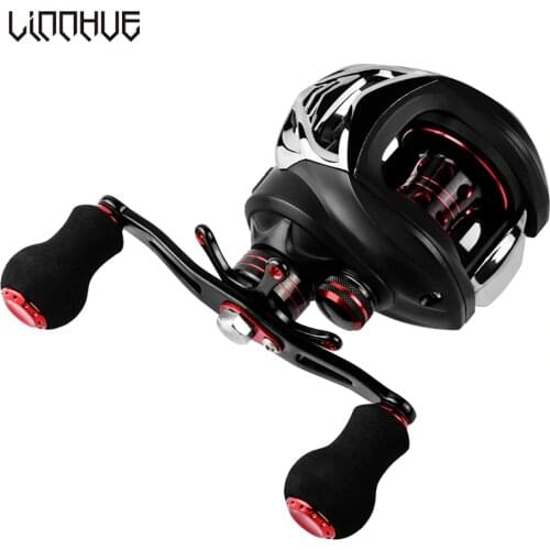 High Speend 7.0:1 Baitcasting Reels Drop Wheel CNC Metal Spool Magnetic Brake Saltwater Carp Fishing Reel Tackle Max Drag 8KG
