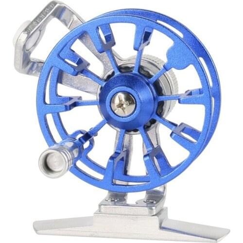 Winter Fly Fishing Reel Right Handed Aluminum Alloy Smooth Rock Ice Fishing Reels Fly Reels Fishing Tackle Newest