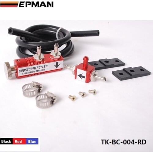 RED NEW UNIVERSAL ADJUSTABLE Fit Most Turbocharge Car MANUAL TURBO BOOST CONTROLLER KIT EP-BC-004