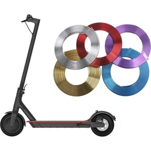 2M Electric Scooter Electroplating Color Anti-collision Protection Strip For Xiaomi M365 Scooter Body Bumper Scratchproof Strip