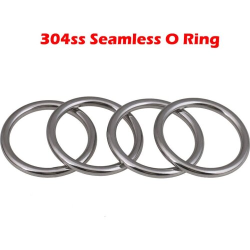 M10 M10*50/60/80/100 M10x50/60/80/100 304 Stainless Steel Hook Hanging Lifting Webbing Yoga Suitcase Bag Solid Seamless O Ring