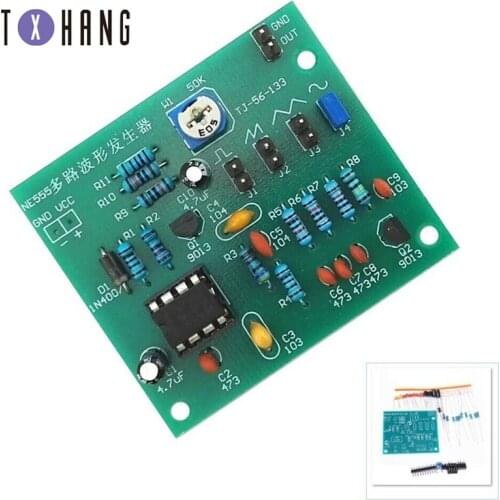 Multi-Channel NE555 Waveform Generator Module Sine Triangle Square Wave electronic DIY Kits