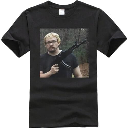 New Sam Hyde Shooter Nero Degli Uomini Di T-Shirt Funny Men Short Sleeve O-neck Tshirt Cool Tees Tops Streetwear