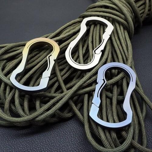 H1145 Outdoor new multi-function titanium alloy TC4 hanging keychain pendant edc gadget