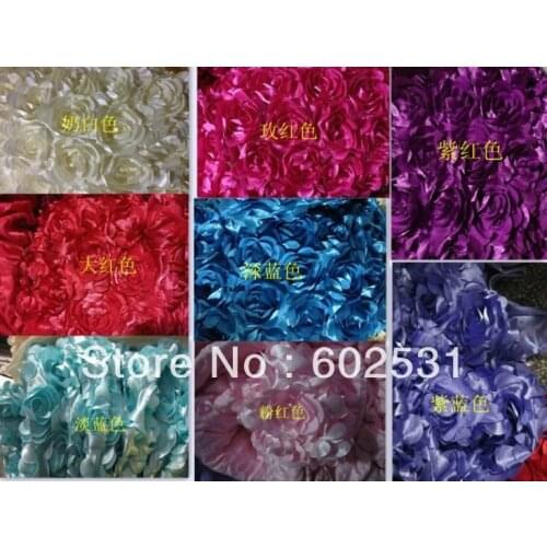 SPR New wedding items wholesale wedding decoration stage T stage desk sets stereo rose carpet(1.45m*1m)