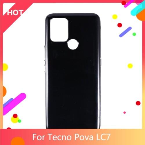 Pova LC7 Case Matte Soft Silicone TPU Back Cover For Tecno Pova LC7 Phone Case Slim shockproof