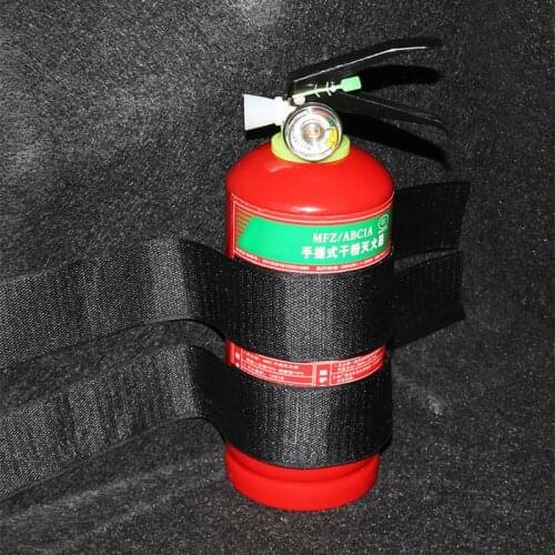 Car Trunk Fire extinguisher Fixing Belt Stuffs Storage Organizer 40-70cm Size Elastic Sticker Auto Interior Accessories