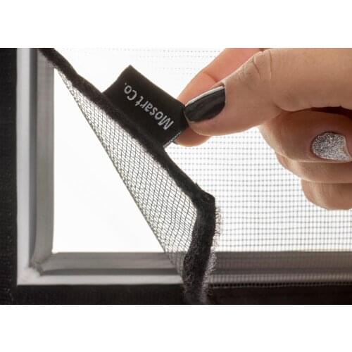 Inset Window Screen Mesh, Air Tulle Adjustable Summer Invisible Anti-Mosquito net Fiberglass Removable Washable Customize Screen