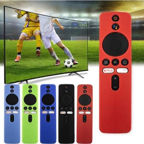 For Xiaomi Mi Box Bluetooth Wifi Smart Remote Control Luminous Silicone TV Remote Control Protective Cover Shockproof Protective