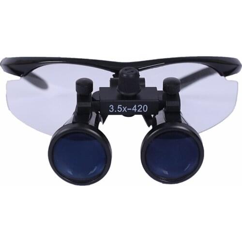 Dentist surgery dental orthopedic surgery Glasses type medical magnifier 3.5X 420mm Y