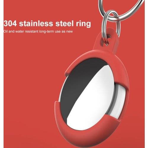 Protection Case Suitable For Apple Airtags TPU Soft Cover Locator Silicone Protective Sleeve Keychain Buckle Sports Shell New