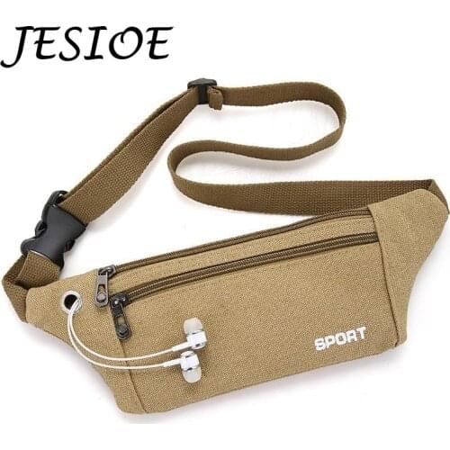 Women Sport Waist Pack Fanny Pack Men Shoulder Chest Bag Headphone Plug Belt Travel Designer Bag Waterproof Light Fashion Bag