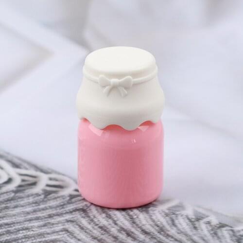 1pcs 8ML cute and tender pink lip gloss tube empty container can be refilled multiple use small bottle lipstick storage bottle