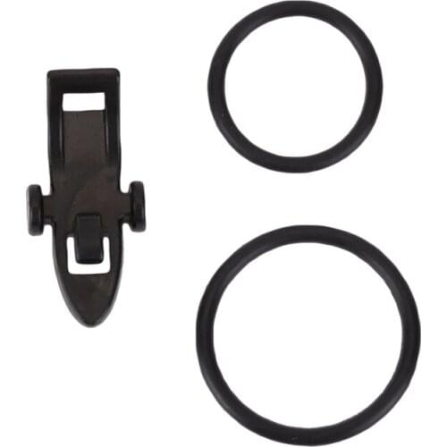 10pcs/lot Fishing Hooks Keeper Lure Bait Holder with Rubber Rings Fishing Rod Fishing Gear Portable Accessories Fixed Bait W1