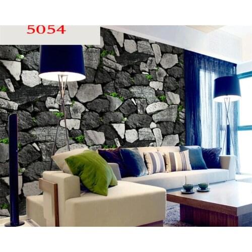 Beibehang 3D Wallpaper Rocks Simulation Bricks Marble Wallpapers TV Backdrops Hotels Club Wallpaper roll wallpaper for walls 3 d
