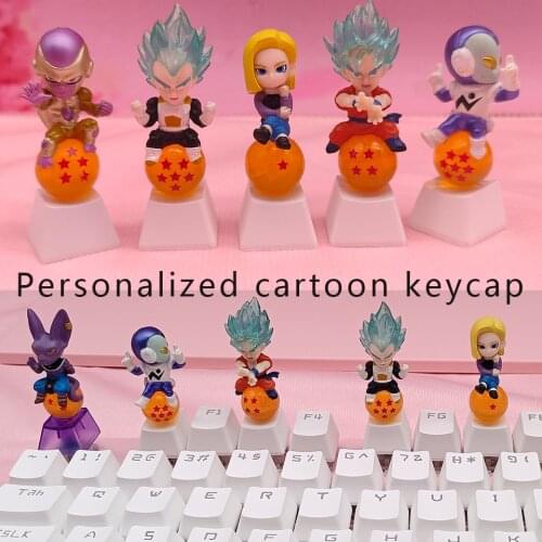 Anime Cartoon Personalized PBT Keycaps For Mechanical Keyboard Gaming Decoration Accessories Custom Cute 1PC Diy Key Cap Cherry