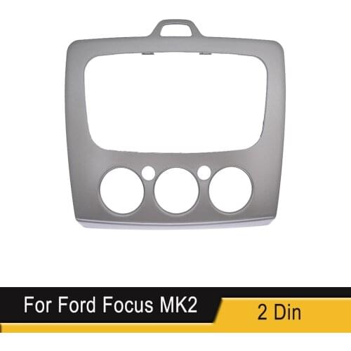 Car Radio Stereo DVD Frame Fascia Dash Panel For Ford Focus MK2(05~08) into MK2.5(09~13) Audio Conversion Bezel Faceplate Kit
