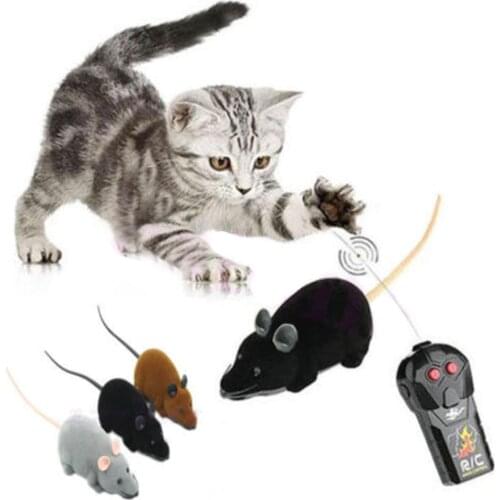 Remote Control RC Rat Mouse Wireless for Cat Dog Pet Funny Toy Novelty Gift