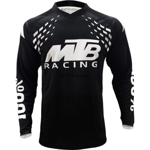 TMB Shirt Hot Sale Motorcycle Tops Competitive race Mountain Bike team Clothing bicycle Men Downhill jersey Long sleeve T-shirt